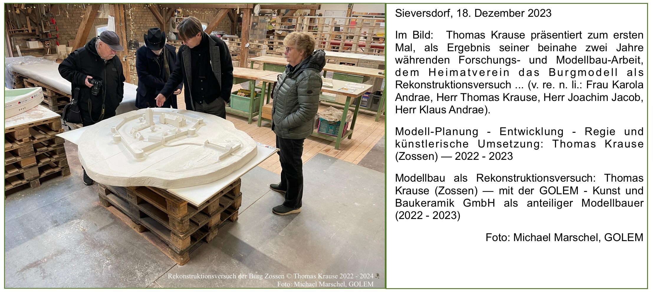 2023 Rekonstruktionsversuch Burg Zossen