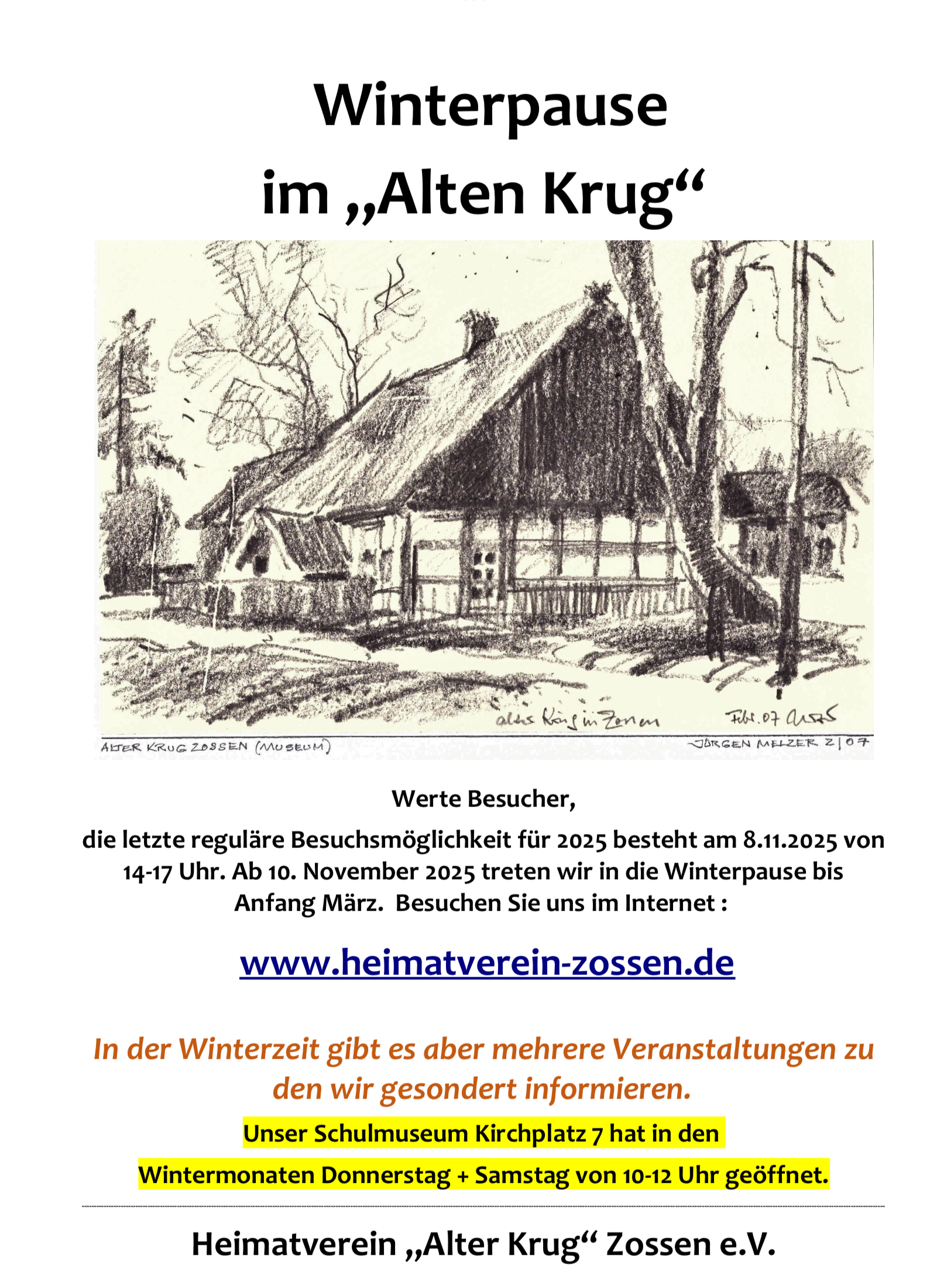 Winterpause 2025